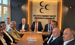 MHP Çanakkale İl Başkanı Altınkaya gazetecilerle buluştu