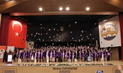 Trakya Üniversitesi Sağlık Bilimleri Fakültesinde mezuniyet töreni düzenlendi