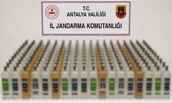 Alanya ve Manavgat'ta kaçak içki operasyonu: 208 litre ele geçirildi