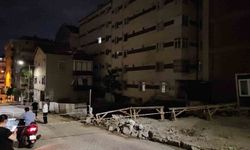 Bahçelievler'de yanında temel kazılan 7 katlı binadan çatlama sesi gelince tahliye edildi