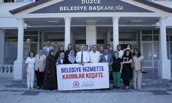 Düzce Belediyesi'nden kadınlara proje gezisi