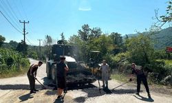 Düzce'de asfalt ve yama çalışmaları sürüyor