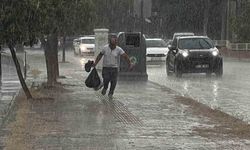 Edirne'de sağanak yağış etkili oldu