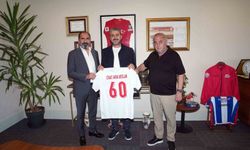 Erbaaspor Başkanı Cihan Akın Arslan'dan, Mecnun Otyakmaz'a ziyaret