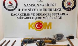 Halı altındaki gizli geçit kaçak kazıyı ortaya çıkardı