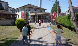 Kur'an kursuna gidenlen hem eğlendi hem spor yaptı