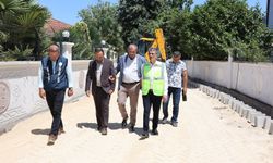 Başkan Dinç fen işleri çalışmalarını yerinde inceledi