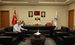Adnan Yüksel’den Başkan Mutlu Işıksu’ya ziyaret