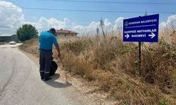 Serdivan’da Yol Kenarlarında Temizlik Mesaisi