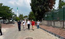 Başpınar Mahallesi'nde çevre düzenleme çalışmaları sürüyor