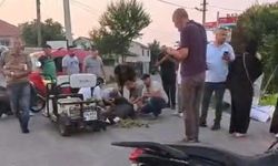 3 tekerli elektrikli bisiklet devrildi: 1 ağır yaralı