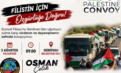 Filistin Konvoyu Serdivan'dan uğurlanacak