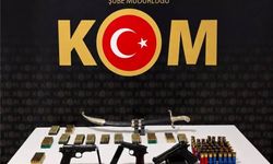 Bayburt'ta kaçakçılık operasyonlarında silah ve 665 fişek ele geçirildi