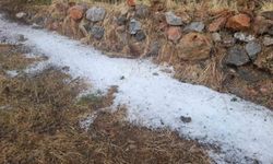 Bozkır'da sağanak ve dolu etkili oldu