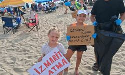 Çevre bilincine dikkat çekmek için Saros Körfezi'nde temizlik yaptılar