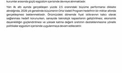 Cumhurbaşkanı Yardımcısı Yılmaz: 'Yıllıklandırılmış milli gelirimiz 1,71 trilyon dolara yükselmiştir'