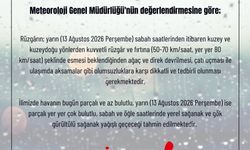İstanbul için fırtına uyarısı: Rüzgar 80 kilometreye çıkacak