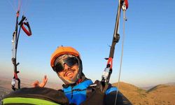 Kayseri'den Kahramanmaraş'a uçan yamaç paraşütü mesafe pilotu o anları anlattı