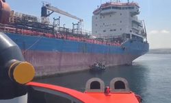 Makine arızası yapan tanker Yalova açıklarında güvenli bölgeye çekildi