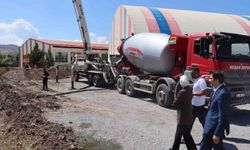 Tercan'da yapılacak kreş binasının temeli atıldı