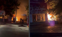 Orta Garaj yakınında yangın paniği!