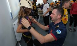 Minikler itfaiyeci oldu, afet bilincini deneyimledi: Yangın, deprem, acil durum…