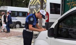 Büyükşehir zabıtasından okul servislerine denetim