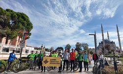 Edirne'de 'Öğretmenler Sağlık İçin Pedal Çeviriyor' etkinliği düzenlendi