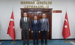 Marmaraereğlisi Kaymakamı Kızıltoprak'a ziyaret
