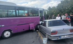 Sakarya'da halk otobüsüyle otomobilin çarpıştığı kazada 6 kişi yaralandı