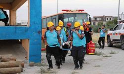 Adıyaman'da UMKE ekiplerinden deprem tatbikatı