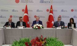 Cumhurbaşkanı Erdoğan, ABD'li düşünce kuruluşu temsilcileriyle buluştu