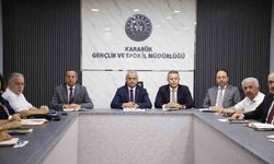 Gençlik ve Spor Müdürlüğünde dönem başı toplantısı