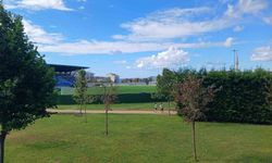 İçinde futbol sahası ve tribünü bulunan Türkiye'nin ilk ve tek spor temalı Millet Bahçesi Trabzon'da açılışa hazırlanıyor