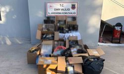 İzmir'de jandarmadan kaçak tütün operasyonu: 250 bin TL'lik ürün ele geçirildi