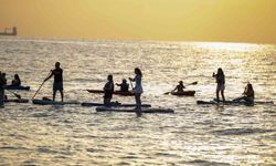 Mersinliler güne su sporlarıyla başladılar