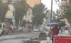 Sağanak ve dolu ulaşımı aksattı, tarım arazileri zarar gördü