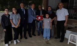 Sarıgöl'de şehit ailesine vefa ziyareti