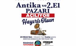 Serdivan’da Antika ve 2. El Pazarı Cuma Günü Kuruluyor