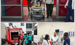 Kırklareli Eğitim ve Araştırma Hastanesinde tatbikat yapıldı