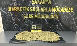 Sakarya'da otoyolda durdurulan araçta 950 gram sentetik uyuşturucu ele geçirildi