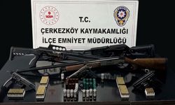 Tekirdağ'da ruhsatsız silah operasyonunda 10 zanlı gözaltına alındı