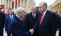 Cumhurbaşkanı Erdoğan'ın Anıtkabir törenindeki kravatında KAAN detayı