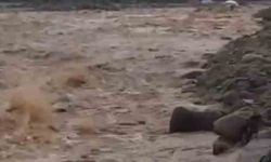 Diyarbakır'da sağanak yağış menfezleri yıktı