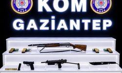 Gaziantep'te silah kaçakçılarına yönelik operasyonda 3 silah ele geçirildi