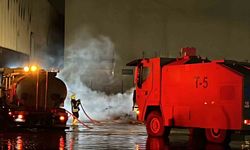 Mersin'de antrepoda çıkan yangın kontrol altına alındı