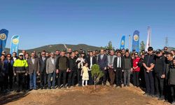 Şehit polis memuru için hatıra ormanı oluşturuldu