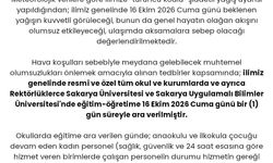 Sel eğitimi yine engelledi, Sakarya'da okullar bir gün daha tatil edildi