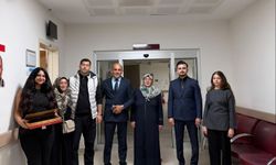 Tercan Devlet Hastanesi'nde hastalar ziyaret edildi