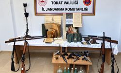Tokat'ta tarihi eser ve silah kaçakçılığı operasyonu: 6 gözaltı